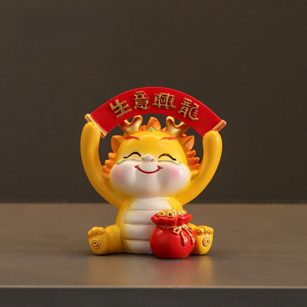 Зодиакальный дракон Дракон Микро Ландшафтные украшения Автомобильные аксессуары