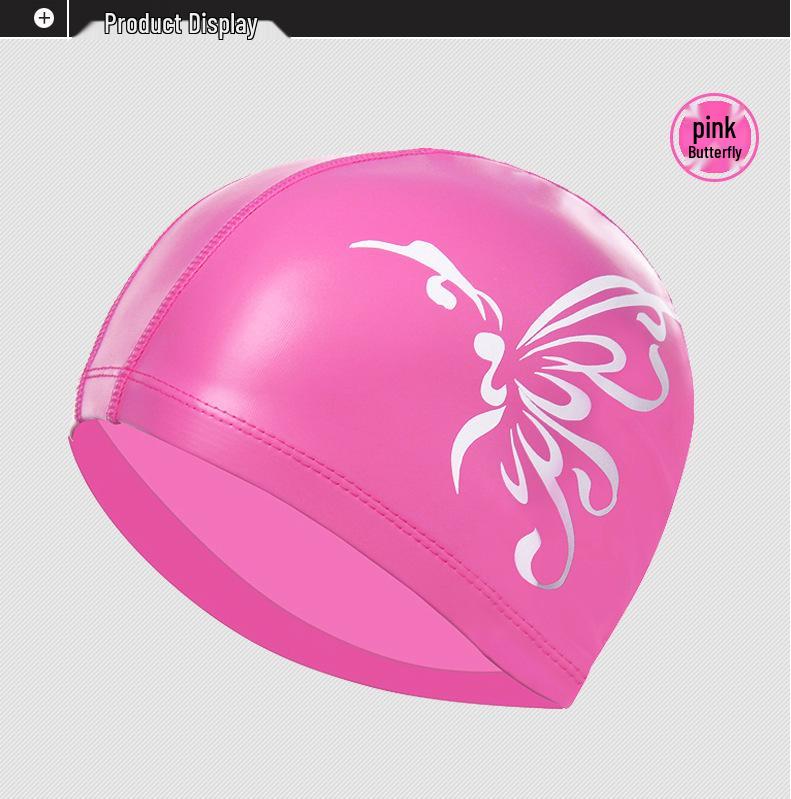 Водонепроницаемая эластичная шапочка для плавания Shen Yu с защитой ушей для длинных волос - Унисекс, не тугая, многоцветная