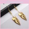 Jojo Bizarre Adventure Rohan Kishibe Alloy Earrings With Electroplated Finish For Cosplayers