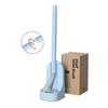 Golf Silicone Toilet Brush No Dead-end Wall-mounted Long-handled Cleaning Brush