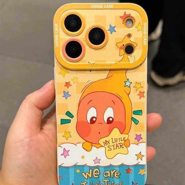 Little Star applies to Apple 17 mobile phone case iPhone16 person 14Pro case 13Max12 cartoon cute air case