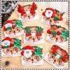 Christmas Glasses Decorative Glasses with Sticker Christmas Decoration Gift for Girls Women Xmax Party Costume Accessory Navidad