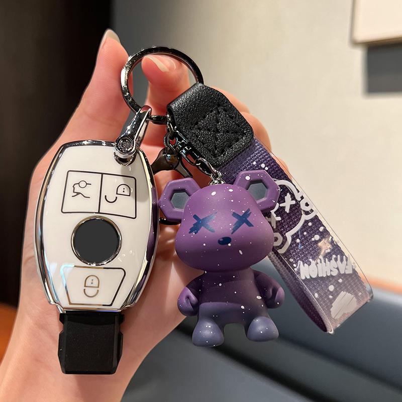 Чехол для автомобильного ключа из ТПУ для Mercedes Benz C260 ABCESG GLB GLC GLE GLS Class E200 E300 W177 W205 W213 W222 G63 X167 AMG