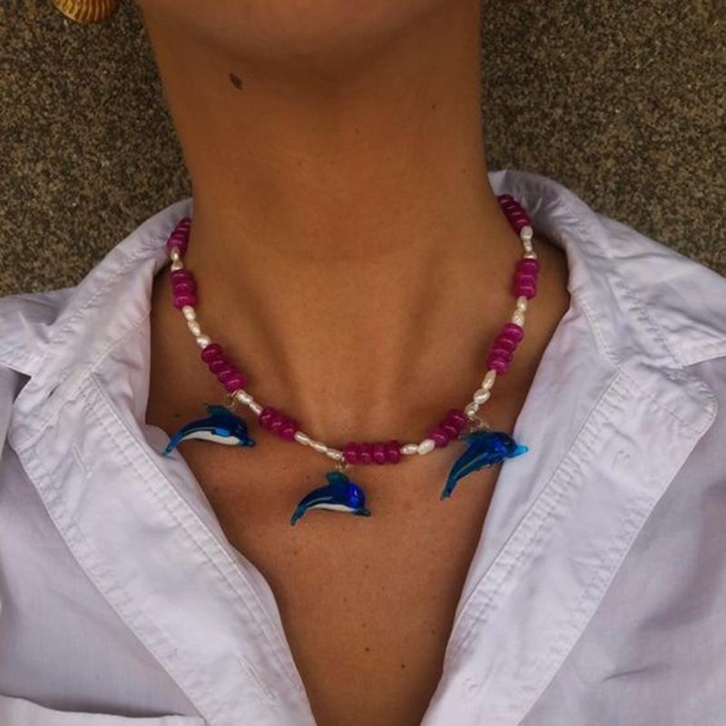 Sophisticated Freshwater Pearls Collar Necklace Adjustable Length Clavicle Chain Beaded Neckchain Ornament for Parties