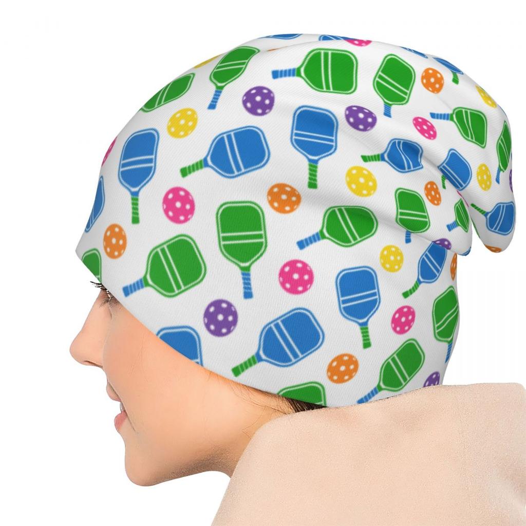 Пиклбол, зеленые, синие ракетки, мячи, аксессуары, объемная шапка-шапка, спортивная шапка с черепами, ветрозащитные шапочки, шапки, замечательный подарок