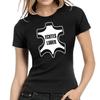 Real Babe Leather Fun Sayings Fun Comedy Satire Lady Ladies Girlie T-Shirt