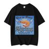 Rest In Peace Shrimp Funny Meme T-shirts Men Women Clothing Summer T-shirt Fashion Casual Short Sleeve T Shirts Streetwear Tops