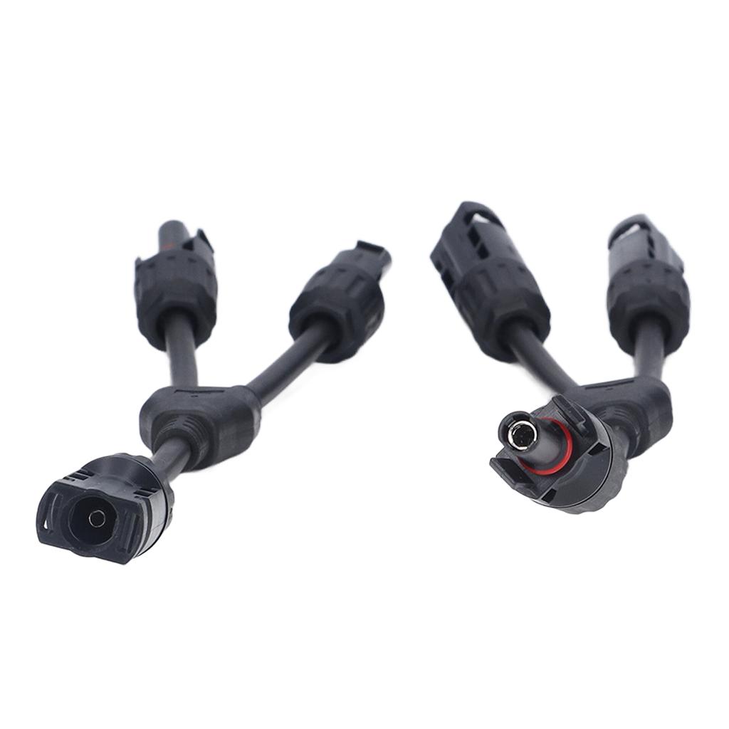 Y-образный параллельный адаптер, латунный PPO, 3-контактный разъем для солнечной батареи, разъемы для панелей аккумуляторов 2 в 1, 1000 В