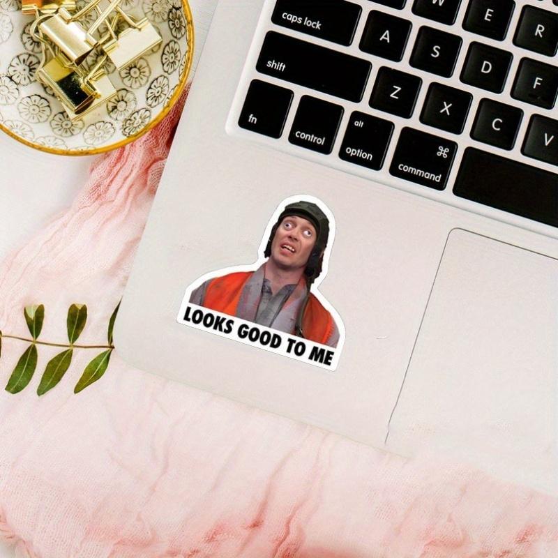 Наклейка на каску - Мем "Мне нравится" Прочная для ноутбука, машины, багажа, скейтборда и многого другого - Идеально для подростков, взрослых, для креативного декора и в подарок