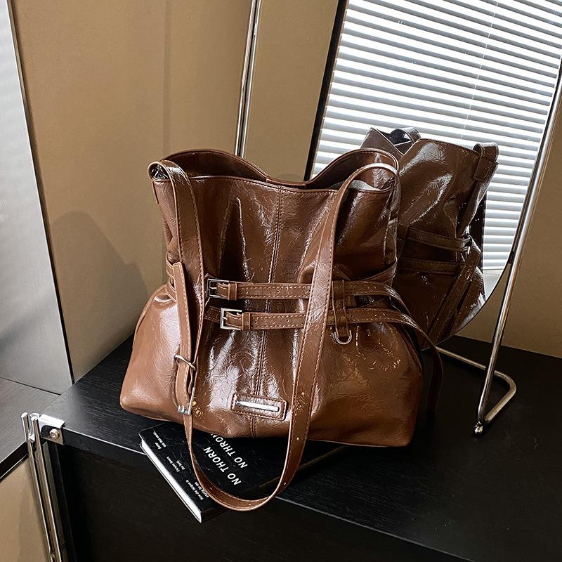 Модная сумка-тоут женская осенне-зимняя новая большая вместительная повседневная на плечо сумка-мессенджер для поездок на работу