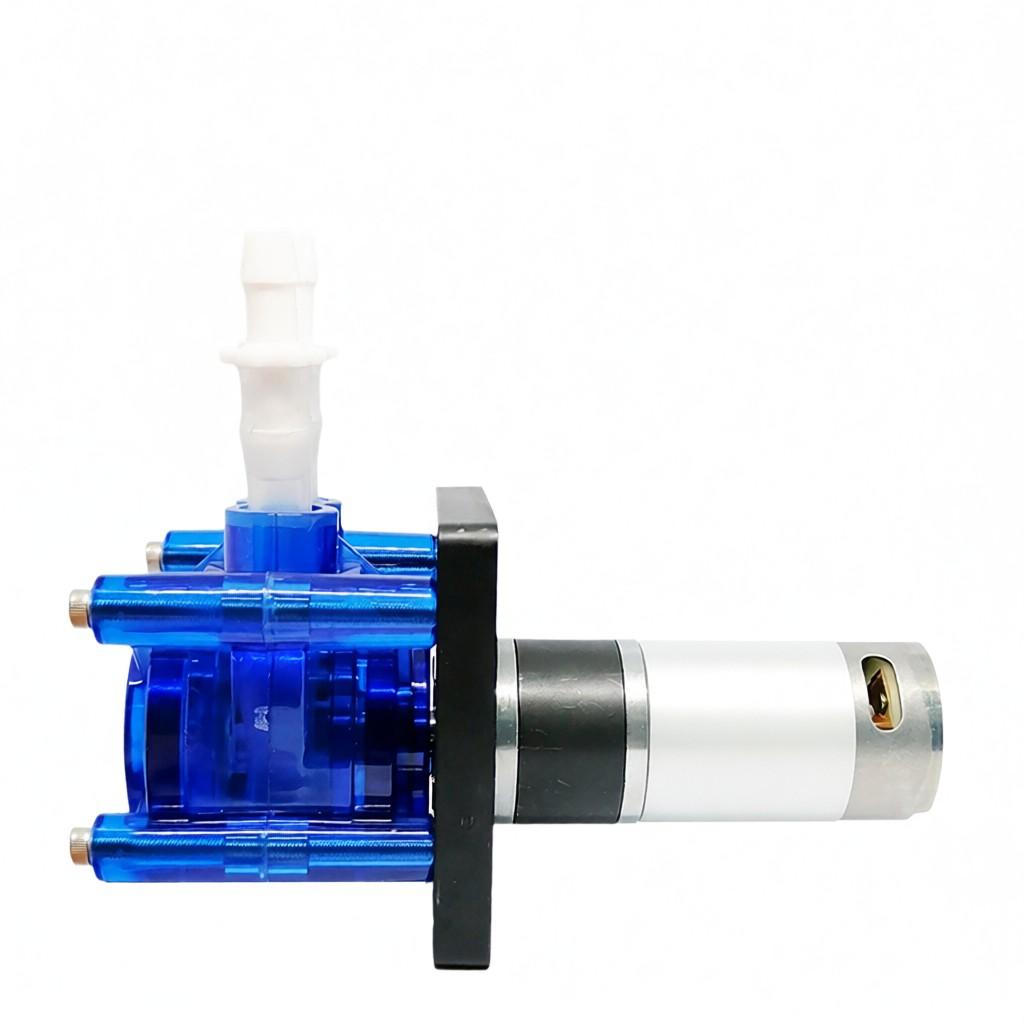 GROTHEN DC 12V Peristaltic Pump Large Flowrate Liquid Dosing Pump 1200ml min 3 Rollers with Food grade Silicone Tube for Aquarium Lab Analysis Dosing