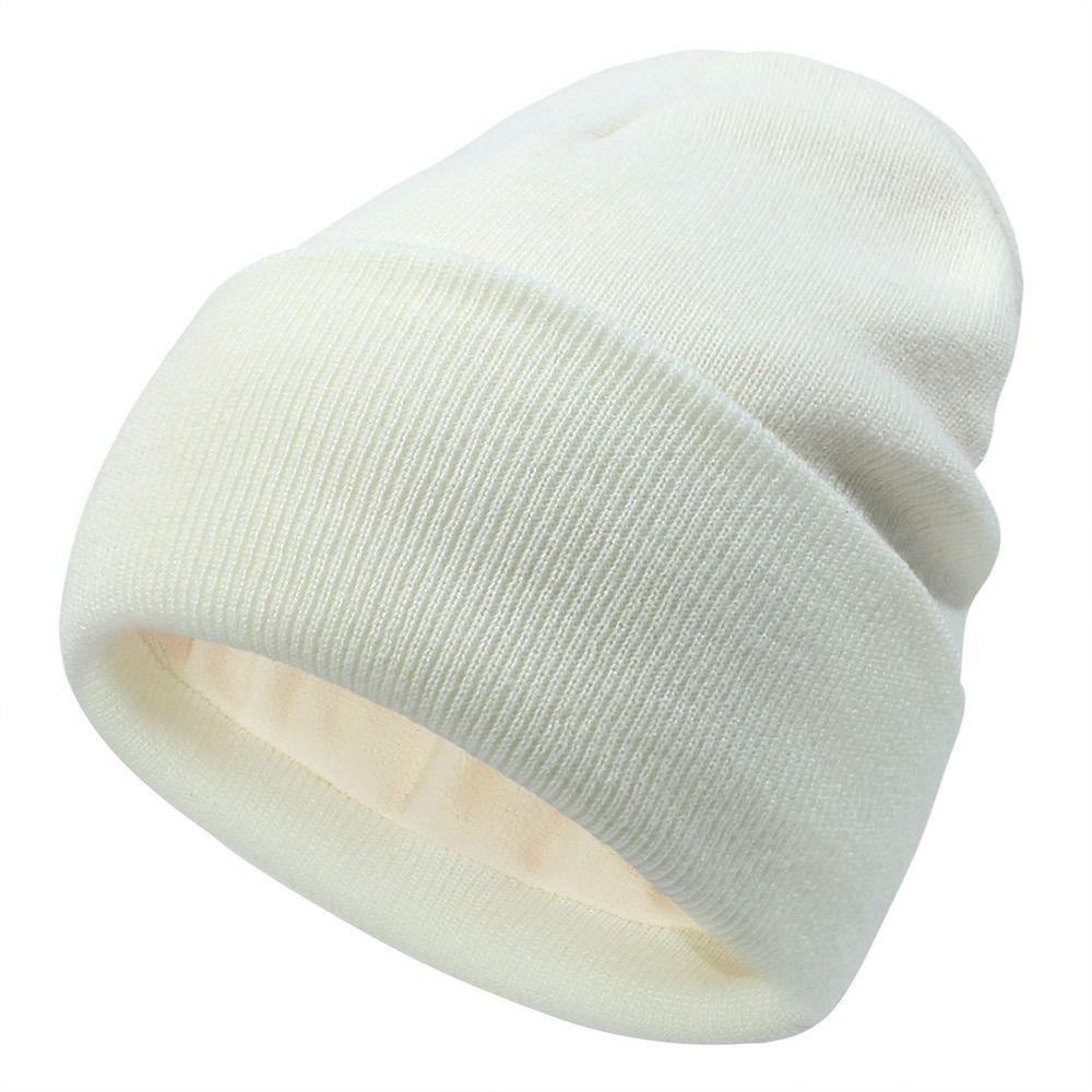 Knit Beanie Hat Winter Warm Skull Cuff Cap Soft Cuffed Beanie  for Men Women