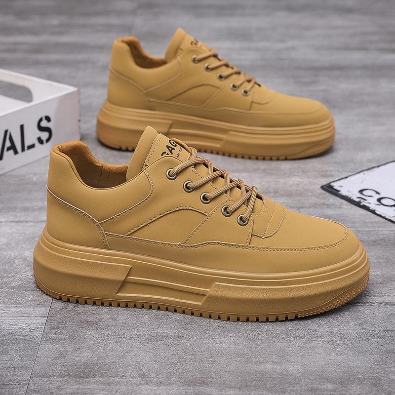 Мужские кеды Guochao ретро маленькие белые кеды мужские для путешествий легкие на толстой подошве из пеноматериала нишевые универсальные обувь напрямую от производителя