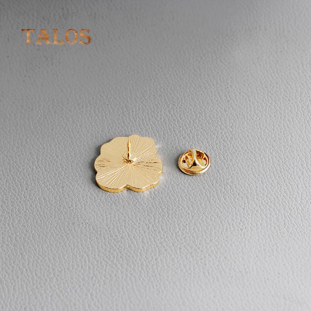 Men Women Enamel Flower Brooch Lapel Pin Denim Hat Suit Badge Jewlery Decor Beauty