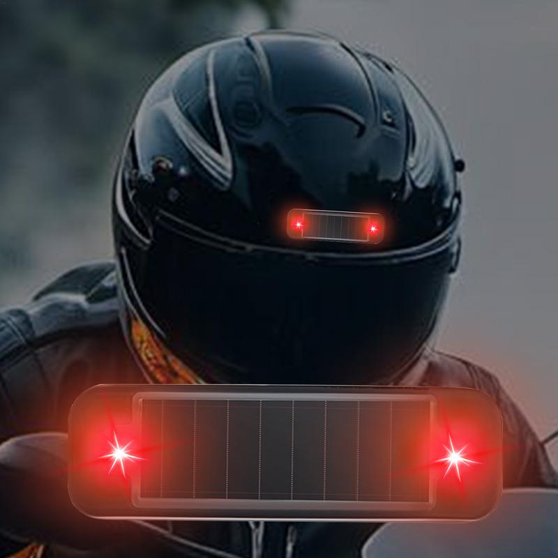 Задние фонари для велосипедов Датчик вибрации Солнечный свет для транспортных средств Водонепроницаемые самоклеящиеся велосипедные фонари для транспортных средств и мотоциклов