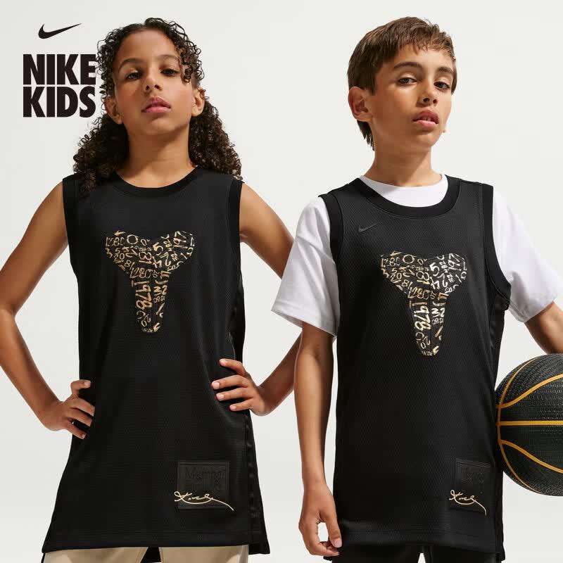 Nike Баскетбольная майка Kobe для детей старшего возраста, быстросохнущая