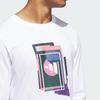 adidas Beyond The Course Модная Универсальная Тредовая Футболка с Длинным Рукавом Мужские Топы JX1756