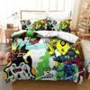 3D Cartoon Ben10 Bedding Set Print Bed Set With Pillowcase Bed Duvet Cover Soft Single Double Queen Super King Size Home Textile