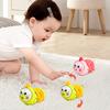 Caterpillar Puzzle Winding Toy,chain Winding Telescopic Mouthworm,movable and Running Swinging Small Animal Crawling Winding Toy