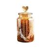 With Shape Lid Glass Sealed Jar Large Capacity Jam Jar Modern Grain Storage Bottle  Kitchen