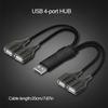 4-в-1 USB Y-разветвитель Кабель-разветвитель питания USB Кабель-разветвитель USB2.0 Male на 4 USB Female Передача данных Зарядка