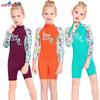 New Children's Swimsuit Sunscreen One-piece Swimsuit Beach Long Sleeved Quick Drying Snorkeling Jellyfish Diving Suit