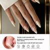 240pcs ultra-thin French Soft Gel Nail Tips Square Almond Fake Nail Tips  French Manicure Tool