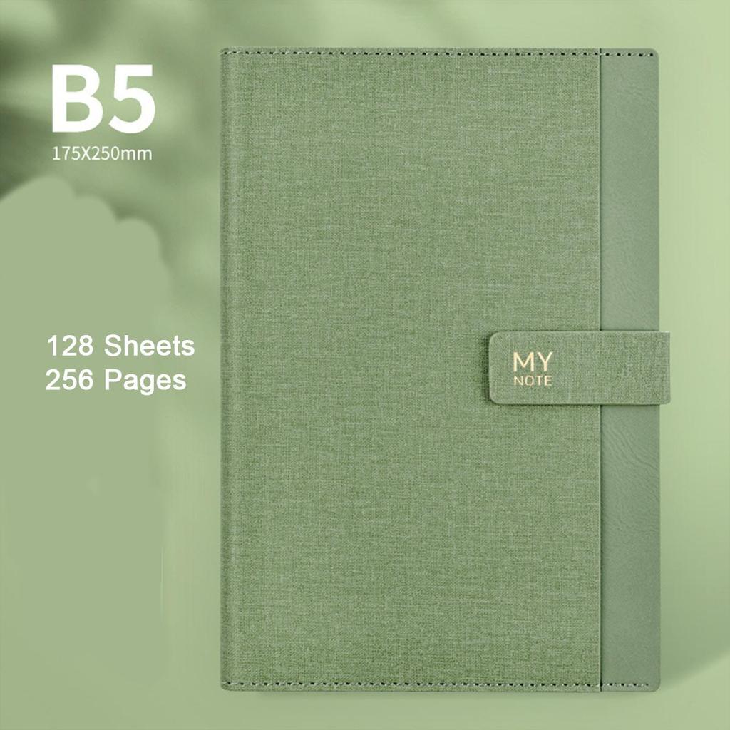 (Возможна гравировка логотипа) Тетрадь для школьников в кожаном переплете формата A5/B5, рабочий блокнот с пряжкой, книга для записи деловых встреч, дневник, бухгалтерская книга