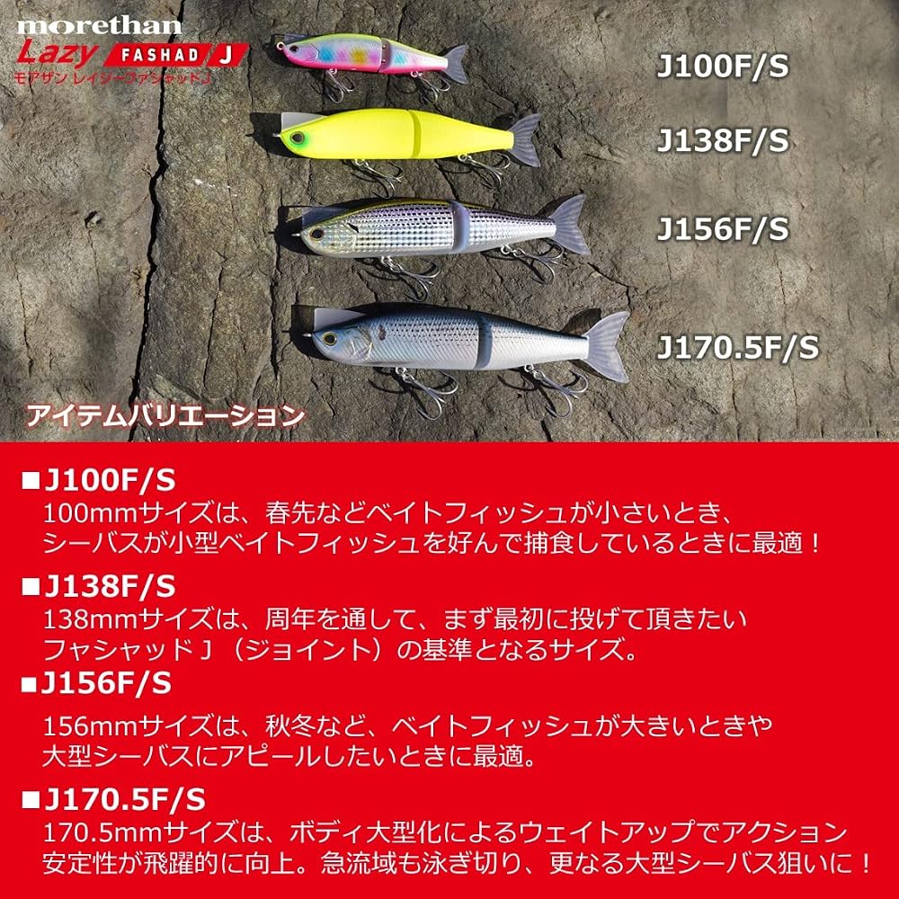 Daiwa Morethan Rayzefat Shad J 100S Adel Burning Sardine Fishing Lure 100mm