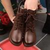 Модные роскошные женские сапоги, новые кожаные ботильоны, дизайнерская женская обувь на платформе, повседневная обувь в стиле ретро, ботинки челси, Botas Mujer