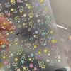 1/4pcs ins Cute Colorful Star Stickers Kpop Toploader Decorative Stickers for Scrapbooking Journal  Stationery