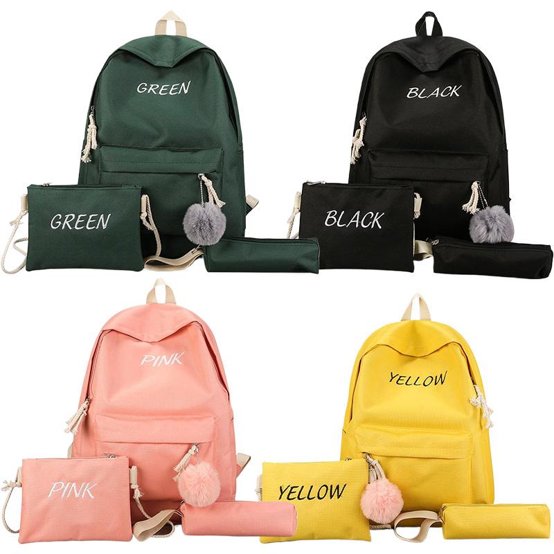 3 шт. детский рюкзак для начальной школы набор пенал портативный мужской женский дорожные сумки большой емкости детские школьные сумки