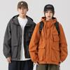 May Khaki Workwear Functional Storm Jacket for Men and Women In Autumn New Japanese Fashion Couple Casual Jacket