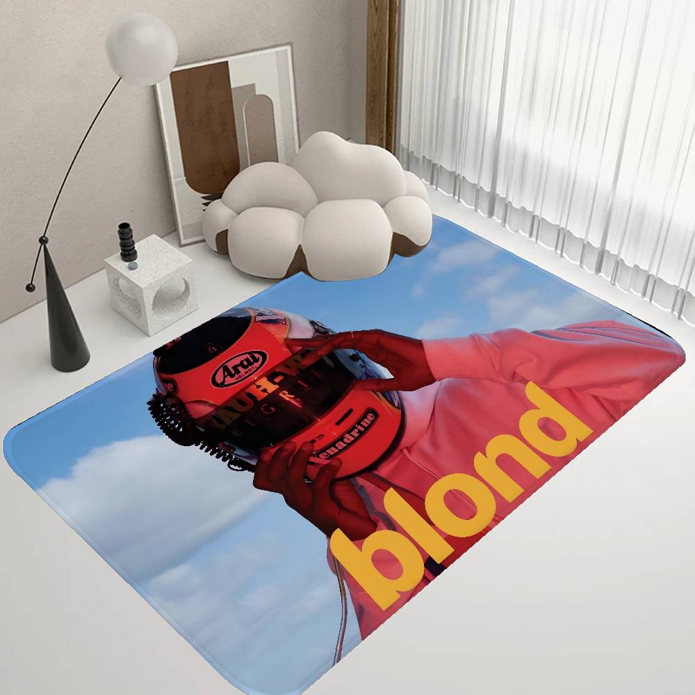 Singer Frank Ocean Boy Band Music Room Mats Washable Non-Slip Living Room Sofa Chairs Area Mat Kitchen Alfombra