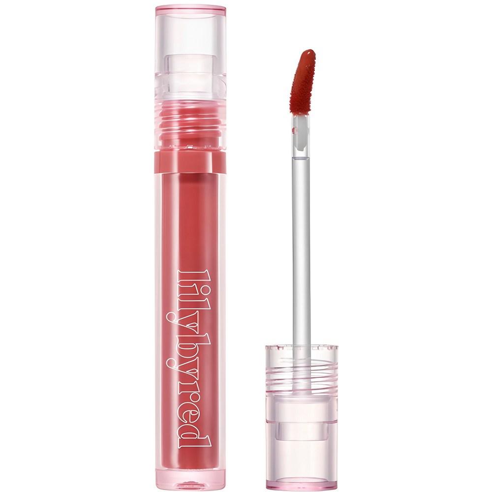 Lilybyred Glassy Layer Fixing Lip Tint 01 Cheeky Peach 1 pcs
