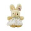Pearl Rabbit Gauze Skirt Plush Doll With Butterfly Bow Animal Toy Birthday Gift