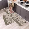 Kitchen Floor Bathroom Mat Anti-slip Laundry Room Mat Bedroom Carpet Living Room Floor Mat