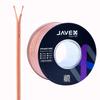 JAVEX Speaker Wire 12 Gauge AWG [2x3.38mm2] [OFC Oxygen Free Copper 99.9%] Copper Stranded Wire, Flat Cable, 30.5M100FT