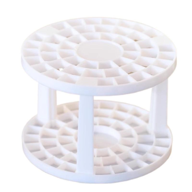 Round Cosmetic Brush Storage Racks Multifunction Desktop Eyebrow Pencil Lip Gloss Organization Holders Home Removable Pen Shelf