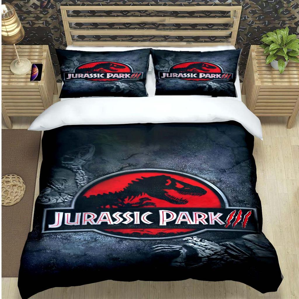 2025 Fashion Dinosaur J-Jurassic Park Print Bedding Sets Bed Supplies Set Duvet Cover Bed Comforter Set Bedding Set Luxury Gift