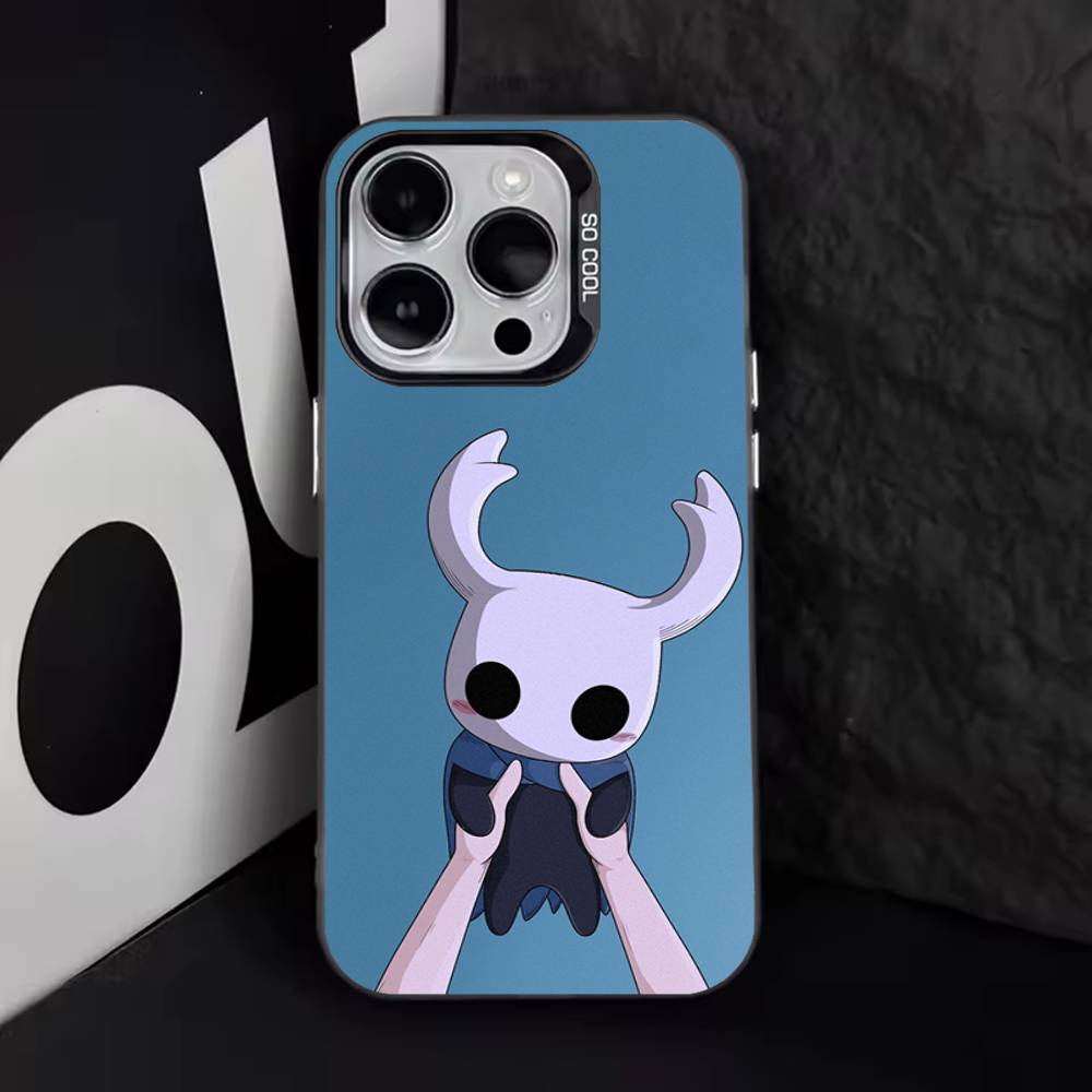 Cool H-Hollow Knight new Phone Case For iPhone 17,16,15,14,13,12,11,Pro,XS,Max,Plus,Mini,SE4,E Black Matte Shockproof Cover