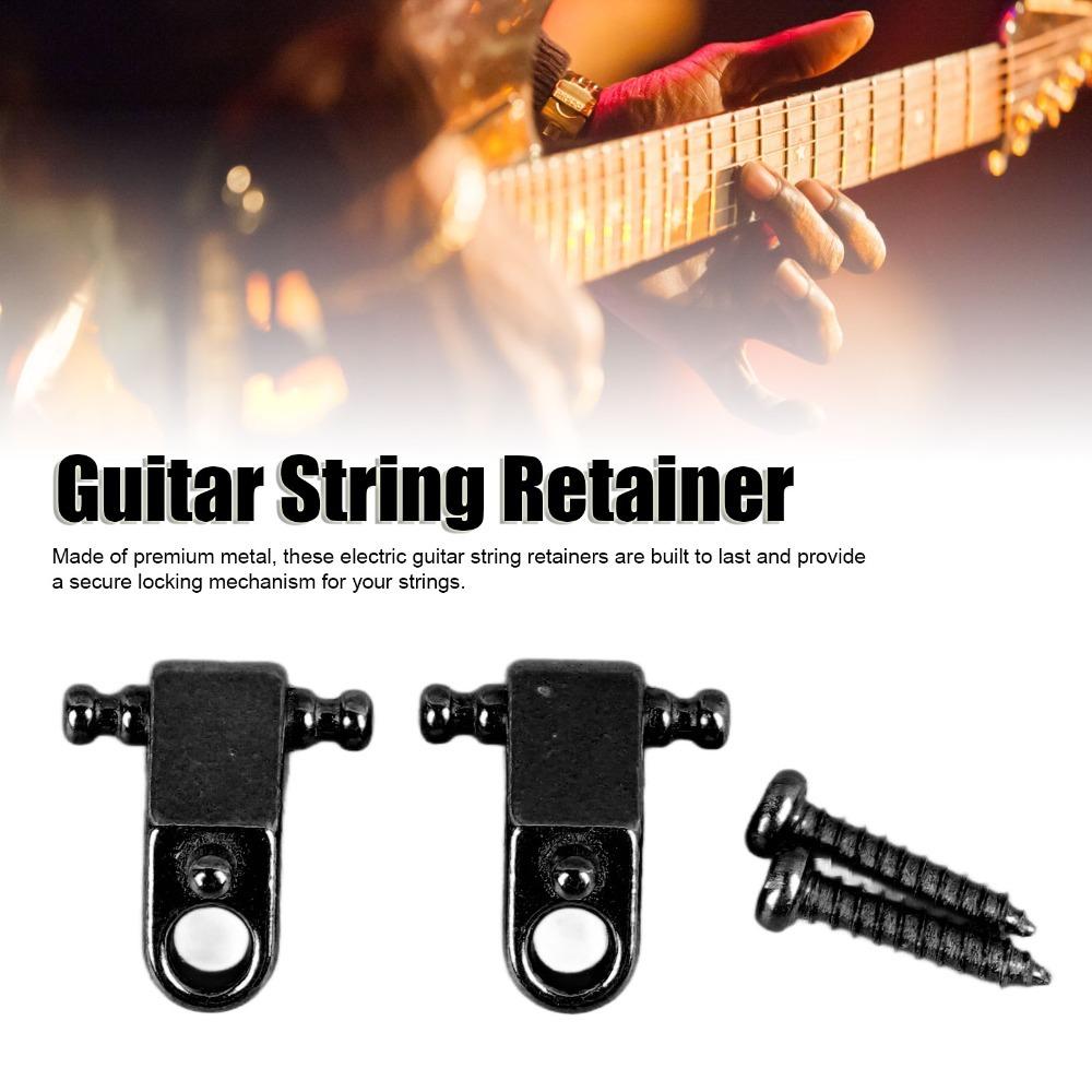 6PCS Metal Electric Guitar String Retainer String Trees For Electric Guitar Guitar Part Upgrade