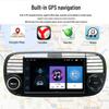 7-дюймовый MP5-плеер для Fiat 500 с памятью 1+32 ГБ, встроенным CarPlay и возможностью подключения мобильного телефона 12 В