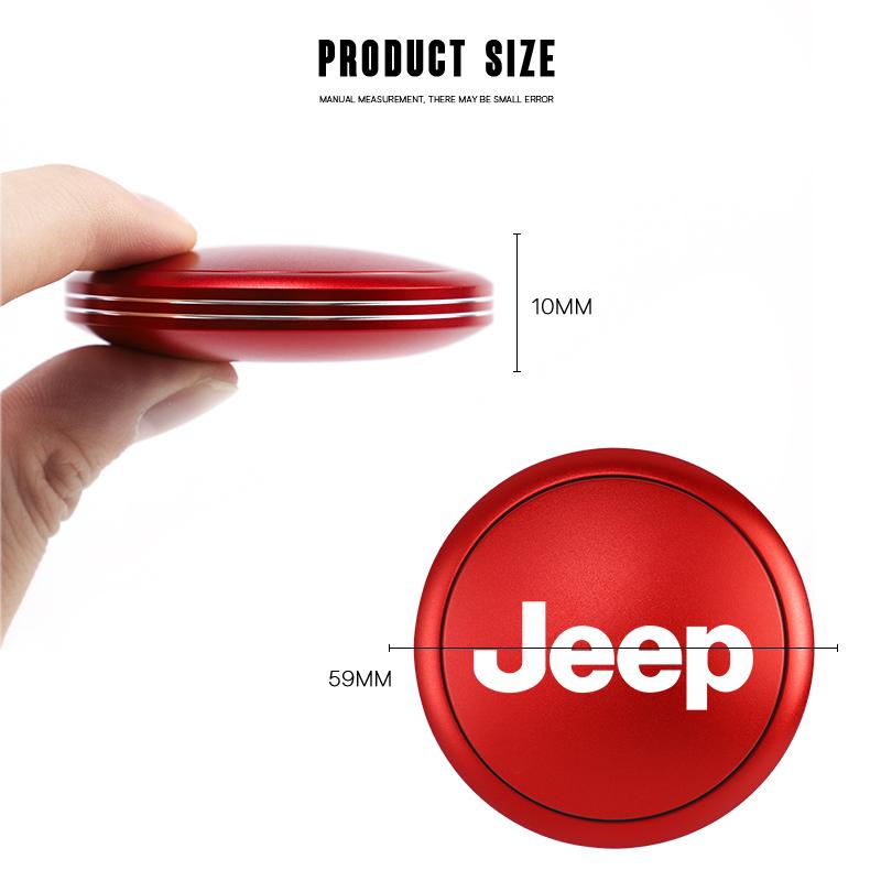 Car Air Freshener Solid Perfume Rotating Aromatherapy Decor For Jeep Grand Cherokee Wrangler JK Gladiator Compass Renegade Patri