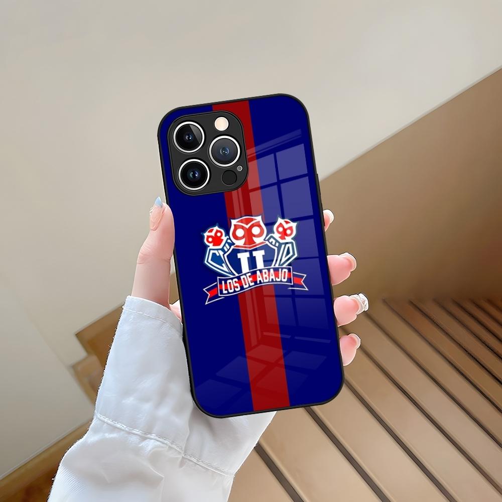 Chile U-University Logo Phone Case Tempered Glass For IPhone 13 17 15 16 14 12 11 Pro Max Plus Mini XR XS SE2020 Coque