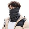 1Pc Neck Scarves Fashion Lining Thickened Face Mask Windproof Keep Warm Warmer Solid Color Polyester