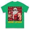 Merry Liftmas Funny Gym Santa TShirtBodybuilder Christmas Tee Fitness Lover