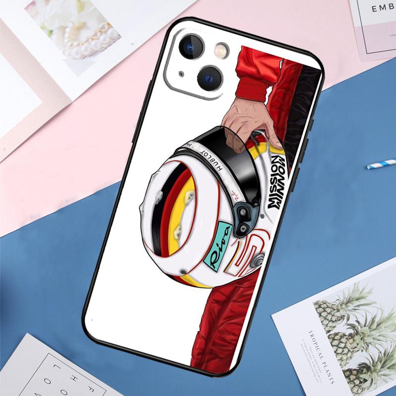 Чехол для телефона 'Шлем Феттеля' для iPhone 11 14 15 16 Pro Max 13 12 Mini XS X XR Plus Защитный чехол