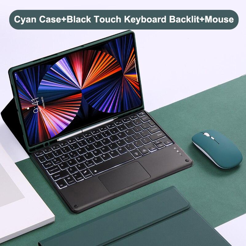 Case Keyboard For iPad Air Pro 11 13 2024,For iPad 10.2 7/8/9th 10th Generation Air 4 5 Pro 11 12.9 Cover With Backlit Keyboard
