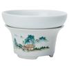 New retro celadon landscape flower bird tea leak Chinese ceramic tea filter tea set accessories tea separation filter set